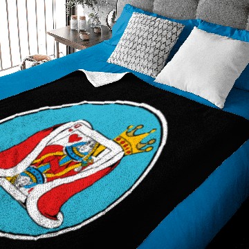 Discover Cribbage Queen Heart Card Board Game Baby Blankets