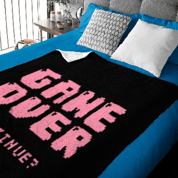 Discover Game Over Light Baby Blankets