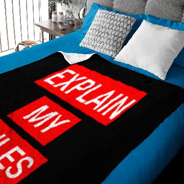 Discover Explain Your Rules Birthday Baby Blankets