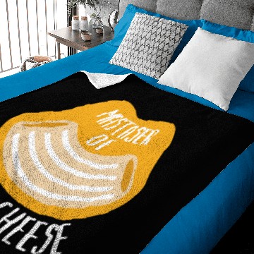 Discover Mac N Cheese Macaroni Pasta Baby Blankets