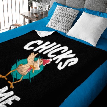 Discover Chicks Dig Me Funny Easter Baby Blankets