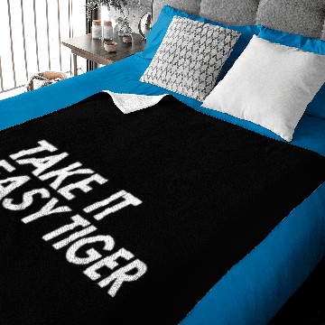 Discover take it easy tiger Baby Blankets