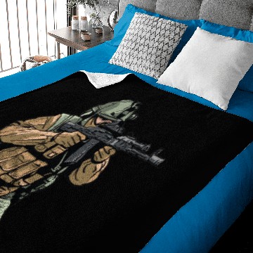 Discover special forces Baby Blankets