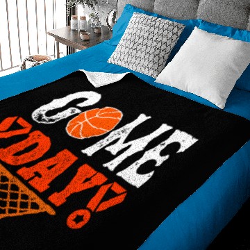 Discover Basketball Game day Baby Blankets