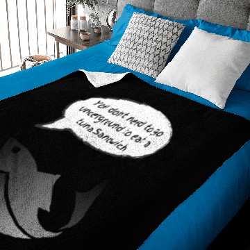 Discover Underground Tuna Sandwich Baby Blankets