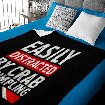 Discover Crab And Dumpling - Easily Distracted Baby Blankets