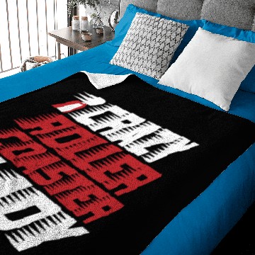 Discover Roller Coaster Amusement Park Baby Blankets