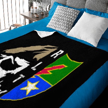 Discover Veteran Gift-75th Ranger Regiment Skull Unit Crest Baby Blankets