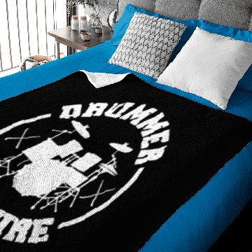 Discover Drummer for Hire Baby Blankets