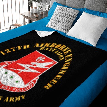 Discover Army 127th Airborne Engineer Bn Baby Blankets