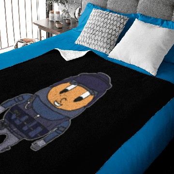 Discover Special-Forces-Policeman Egg Baby Blankets