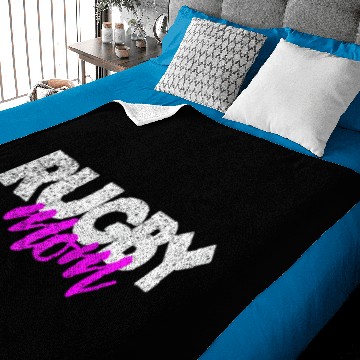 Discover Rugby Mom Baby Blankets