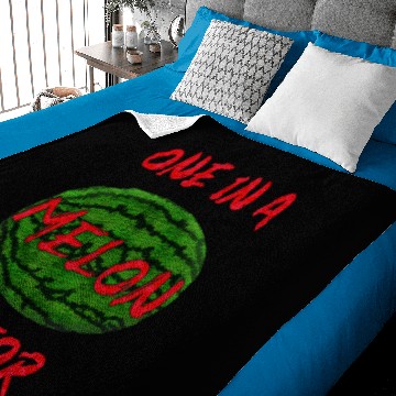 Discover One In A Melon Junior Whole Watermelon Graphic Baby Blankets