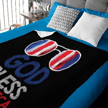 Discover GOD BLESS america Baby Blankets