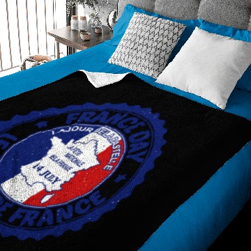 Discover happy bastille day Baby Blankets