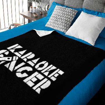 Discover Karaoke Singer Party Singing Sing Baby Blankets