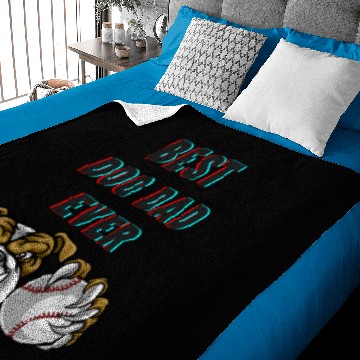 Discover Best Dog Dad Ever Baby Blankets