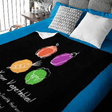 Discover Eat Your Vegetables! Baby Blankets