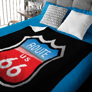 Discover Route 66 Icon Baby Blankets