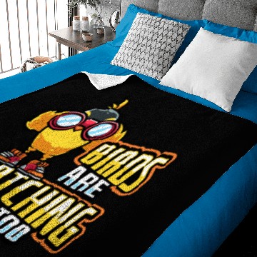 Discover Bird Watching goldfinch Bird Nerd Baby Blankets