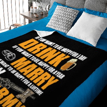 Discover Funny Army Baby Blankets