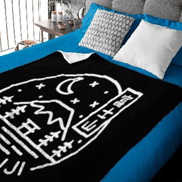 Discover Mount Fuji Night Baby Blankets