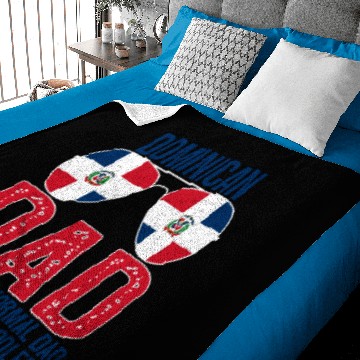 Discover Dominican Dad Dominican Republic Flag Baby Blankets