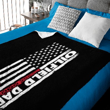 Discover Oilfield Worker Rig Roughneck Baby Blankets