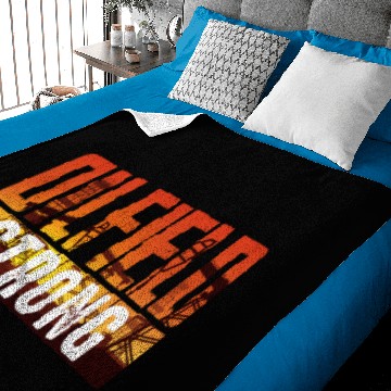 Discover Oilfield Worker Rig Drilling Baby Blankets