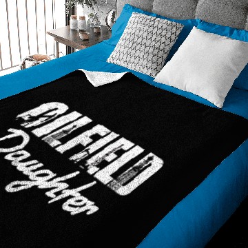 Discover Oilfield Worker Rig Roughneck Baby Blankets