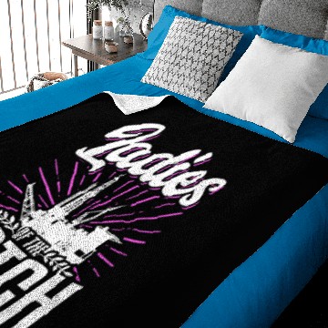 Discover Female Oilfield Worker Roughneck Baby Blankets