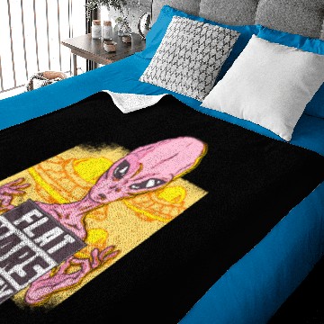 Discover Flat Mars Society Flat Earth Gift earthisflat Baby Blankets