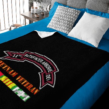 Discover Army 11th Pathfinder Detachment Vietnam Veteran Baby Blankets