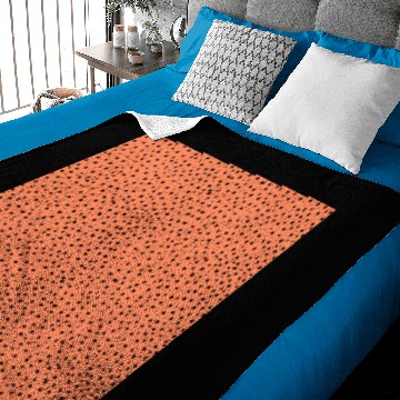 Discover Cheetah Pattern on Apricot Baby Blankets
