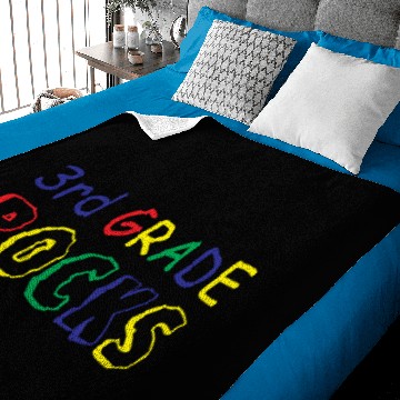 Discover Grade Rocks Back to School Design Baby Blankets