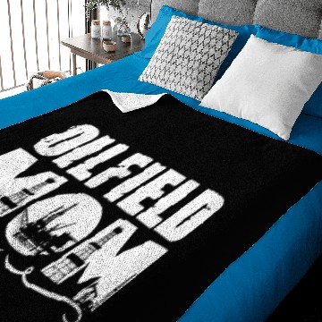 Discover Oilfield Worker Rig Drilling Baby Blankets