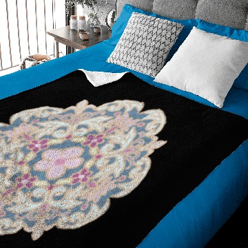Discover Madagascar periwinkle mandala Baby Blankets
