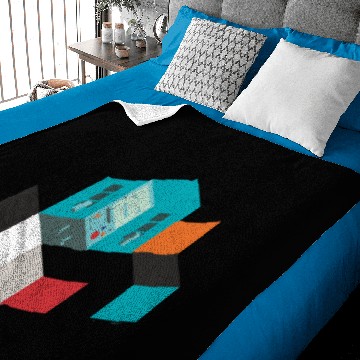 Discover Adventure Time Bmo Blocks Baby Blankets