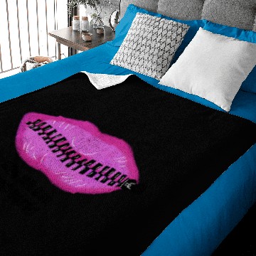 Discover Who talk less breath better! Baby Blankets