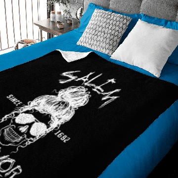 Discover Salem Survivor Witchy Messy Bun Baby Blankets