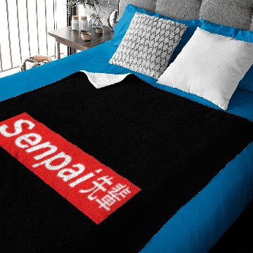 Discover SENPAI hieroglyphs Baby Blankets