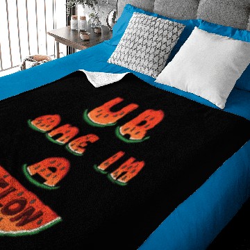 Discover Food Melon Message Baby Blankets