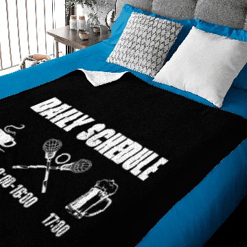Discover Lacrosse Goalie Goalkeeper Baby Blankets