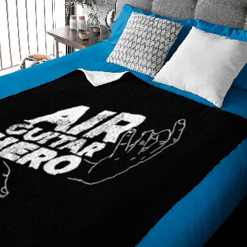 Discover Funny Air Guitar Hero Baby Blankets