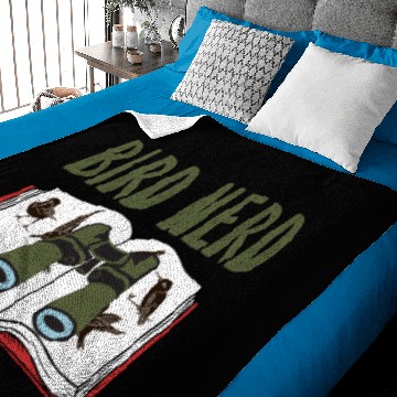 Discover Bird Nerd Birdwatching Wildlife Observation Baby Blankets