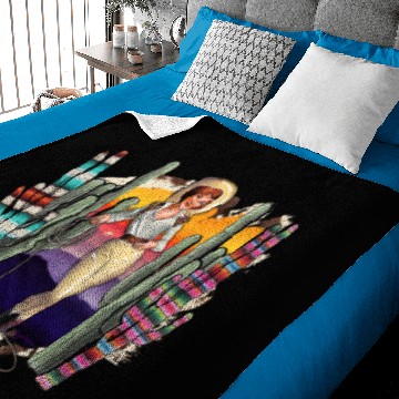Discover Cowgirl And Cactus Baby Blankets