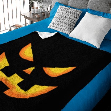 Discover Halloween Face Baby Blankets, Pumpkin Face Jack O Lantern