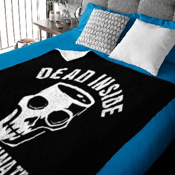 Discover Dead Inside But Caffeinated Coffee Caffeine Baby Blankets