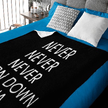 Discover Funny Never Turn Down Tuna Saying Baby Blankets