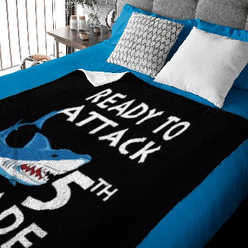 Discover Shark attack Ready To Attack 2 Baby Blankets